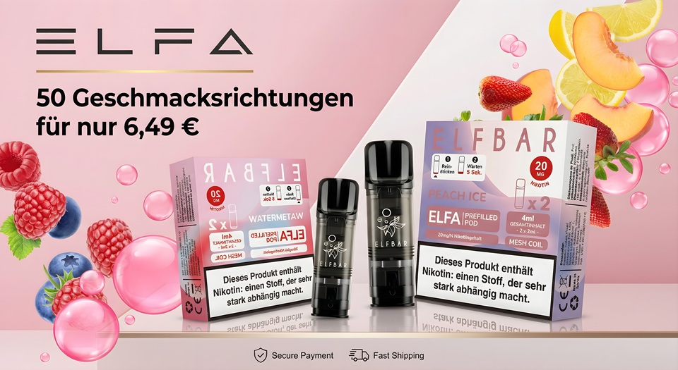 ELFA Pods by Elfbar