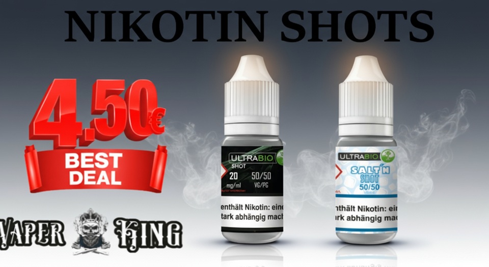 Nikotin Shots Angebot