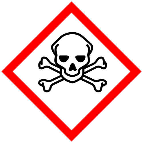 GHS06 Totenkopf mit gekreuzten Knochen – giftig