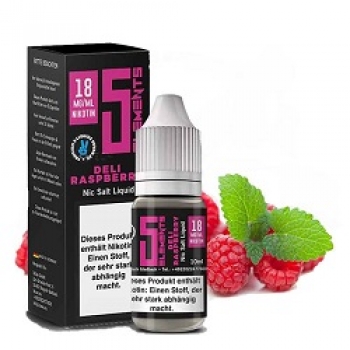 5 Elements Deli Raspberry Nikotinsalz Liquid 18 mg