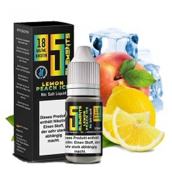 5 Elements Lemon Peach Ice Nikotinsalz Liquid 18 mg