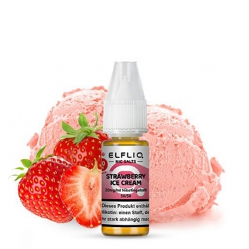 ELFLIQ Strawberry Ice Cream Nikotinsalz Liquid 10ml​ - 20mg
