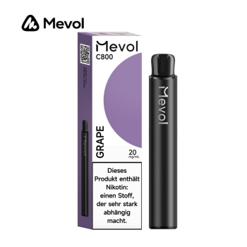 Mevol C800 - Grape - Einweg E-Zigarette 20mg
