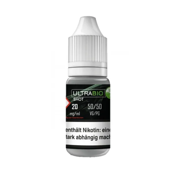 Ultra Bio - Shots 10ml - VG50/PG50 Nikotin 20mg/ml