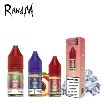 RandM Liquids Flasche mit E-Liquid für Vapes in verschiedenen Geschmacksrichtungen, jetzt bei Vaperking kaufen
