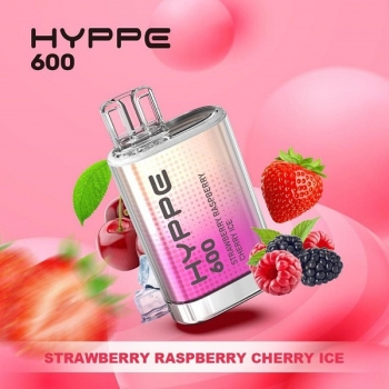 Hyppe DM 600 - Strawberry Raspberry Cherry Ice EINWEG-E-ZIGARETTE 20mg