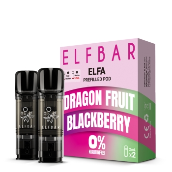 ELFA Pods by Elfbar - Dragon Fruit Blackberry - Prefilled Pod 2ml/ Stück Omg