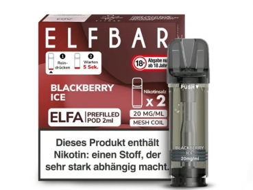 ELFA Pods by Elfbar - Blackberry Ice - Prefilled Pod 2ml/ Stück