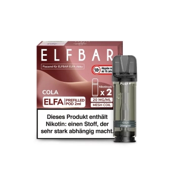 ELFA Pods by Elfbar - Cola - Prefilled Pod 2ml/ Stück