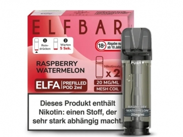 ELFA Pods by Elfbar - Raspberry Watermelon - Prefilled Pod 2ml/ Stück