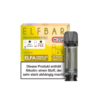 ELFA Pods by Elfbar - Mango - Prefilled Pod 2ml/ Stück