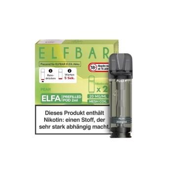 ELFA Pods by Elfbar - Pear - Prefilled Pod 2ml/ Stück