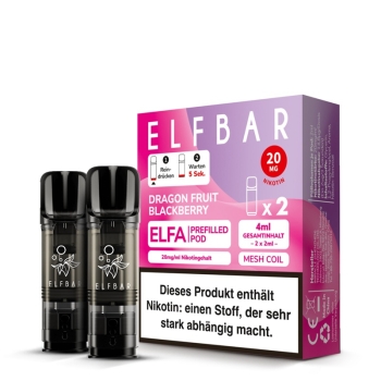 ELFA Pods by Elfbar - Dragenfruit Blackberry - Prefilled Pod 2ml/ Stück