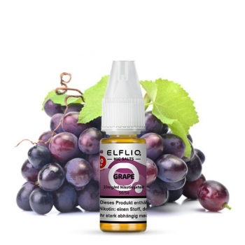 ELFLIQ Grape Nikotinsalz Liquid 10ml​ - 20mg