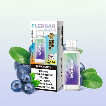 Flerbar Pods - Blueberry - Prefilled Pod 2ml / Stück