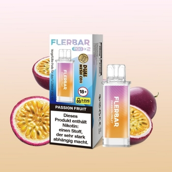 Flerbar Pods - Passion Fruit - Prefilled Pod 2ml / Stück