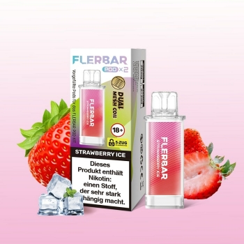 Flerbar Pods - Strawberry Ice - Prefilled Pod 2ml / Stück