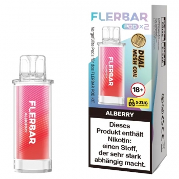 Flerbar Pods - Alberry - Prefilled Pod 2ml / Stück