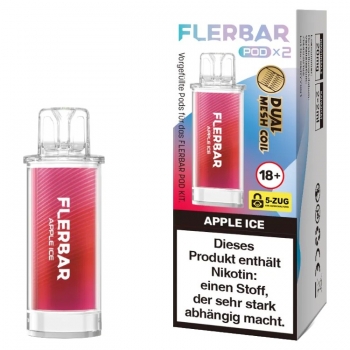 Flerbar Pods - Apple Ice - Prefilled Pod 2ml / Stück