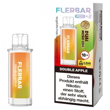 Flerbar Pods - Double Apple - Prefilled Pod 2ml / Stück