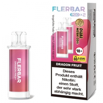 Flerbar Pods - Dragon Fruit - Prefilled Pod 2ml / Stück