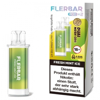 Flerbar Pods - Fresh Mint Ice - Prefilled Pod 2ml / Stück