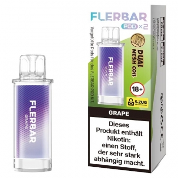 Flerbar Pods - Grape - Prefilled Pod 2ml / Stück