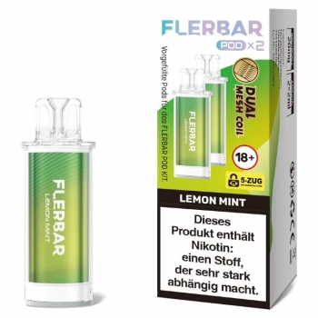 Flerbar Pods - Lemon Mint - Prefilled Pod 2ml / Stück