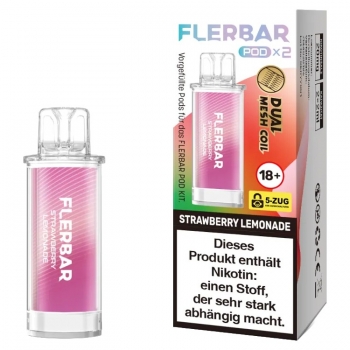 Flerbar Pods - Strawberry Lemonade - Prefilled Pod 2ml / Stück