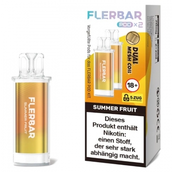 Flerbar Pods - Summer Fruit - Prefilled Pod 2ml / Stück