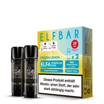 ELFA Pods by Elfbar - Frozen Lemon - Prefilled Pod 2ml/ Stück