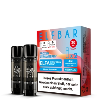 ELFA Pods by Elfbar - Frozen Frozen Strawberry - Prefilled Pod 2ml/ Stück