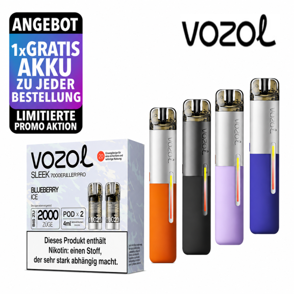 Vozol Sleek Pods 2K - Bundle