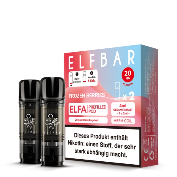 ELFA Pods by Elfbar - Frozen Berries - Prefilled Pod 2ml/ Stück