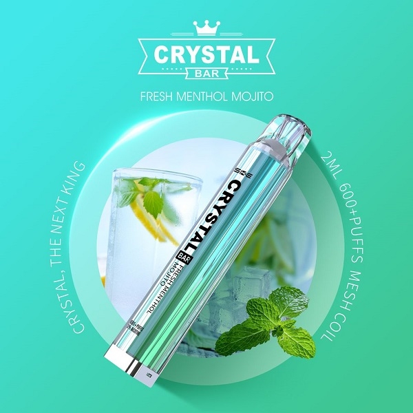 SKE Crystal Bar - Fresh Menthol Mojito - EINWEG E-ZIGARETTE 20mg