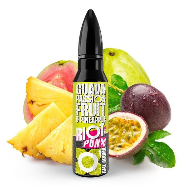 Riot Squad PUNK Guave,Passionsfrucht und Ananas Aroma 5 ml
