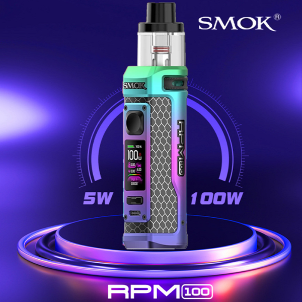 SMOK RPM 100 Pod Kit – Rainbow | 100 W, 6 ml, 0,15 Ω Mesh Coil – Jetzt ...