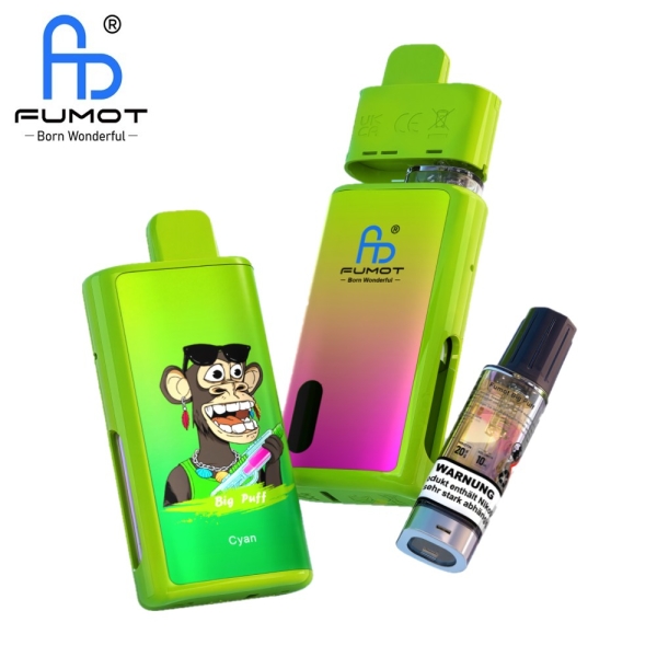 Fumot RandM Tornado Big Puff  15K Akku Basisgerät 650mAh