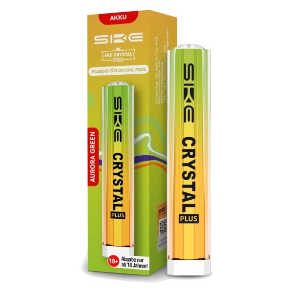 SKE Crystal Plus Akku - POD KIT - AUFLADBARE E-ZIGARETTE 400 mAh