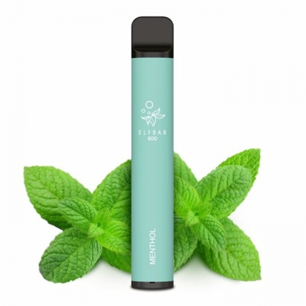 ELF BAR 600 Menthol Einweg E-Zigarette – erfrischender Menthol-Geschmack mit 20 mg Nikotinsalz