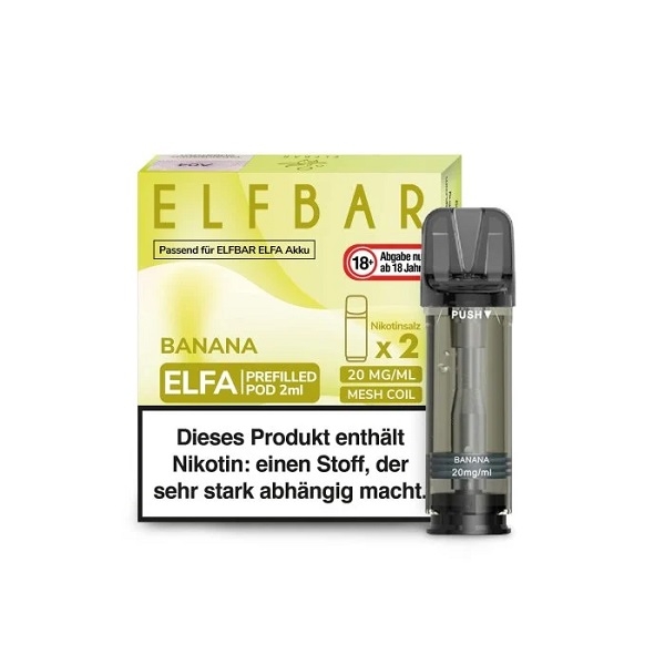 ELFA by Elfbar - Banana - Prefilled Pod 2ml/ Stück