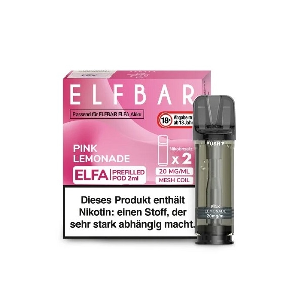 ELFA Pods by Elfbar - Pink Lemonade - Prefilled Pod 2ml/ Stück