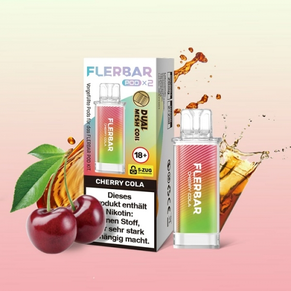 Flerbar Pods - Cherry Cola- Prefilled Pod 2ml / Stück