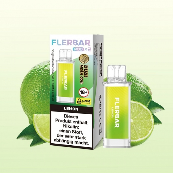Flerbar Pods - Lemon - Prefilled Pod 2ml / Stück