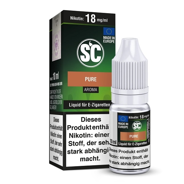 SC Liquids Pure Liquid 10ml Flasche mit authentischem Tabak-Aroma​