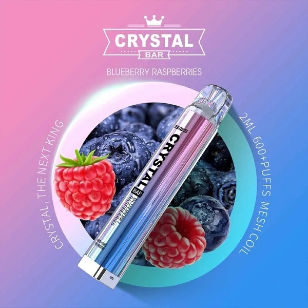 SKE Crystal Bar - Blueberry Raspberry - EINWEG E-ZIGARETTE 20mg