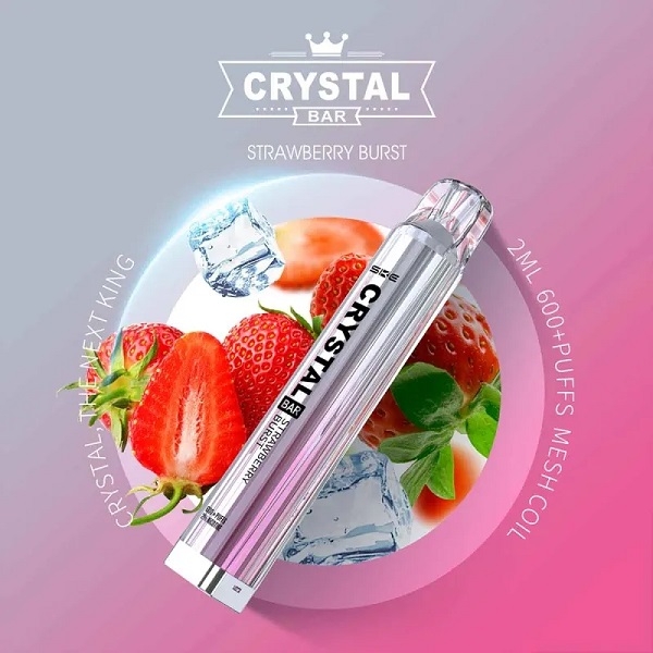 SKE Crystal Bar - Strawberry Burst - EINWEG E-ZIGARETTE 20mg